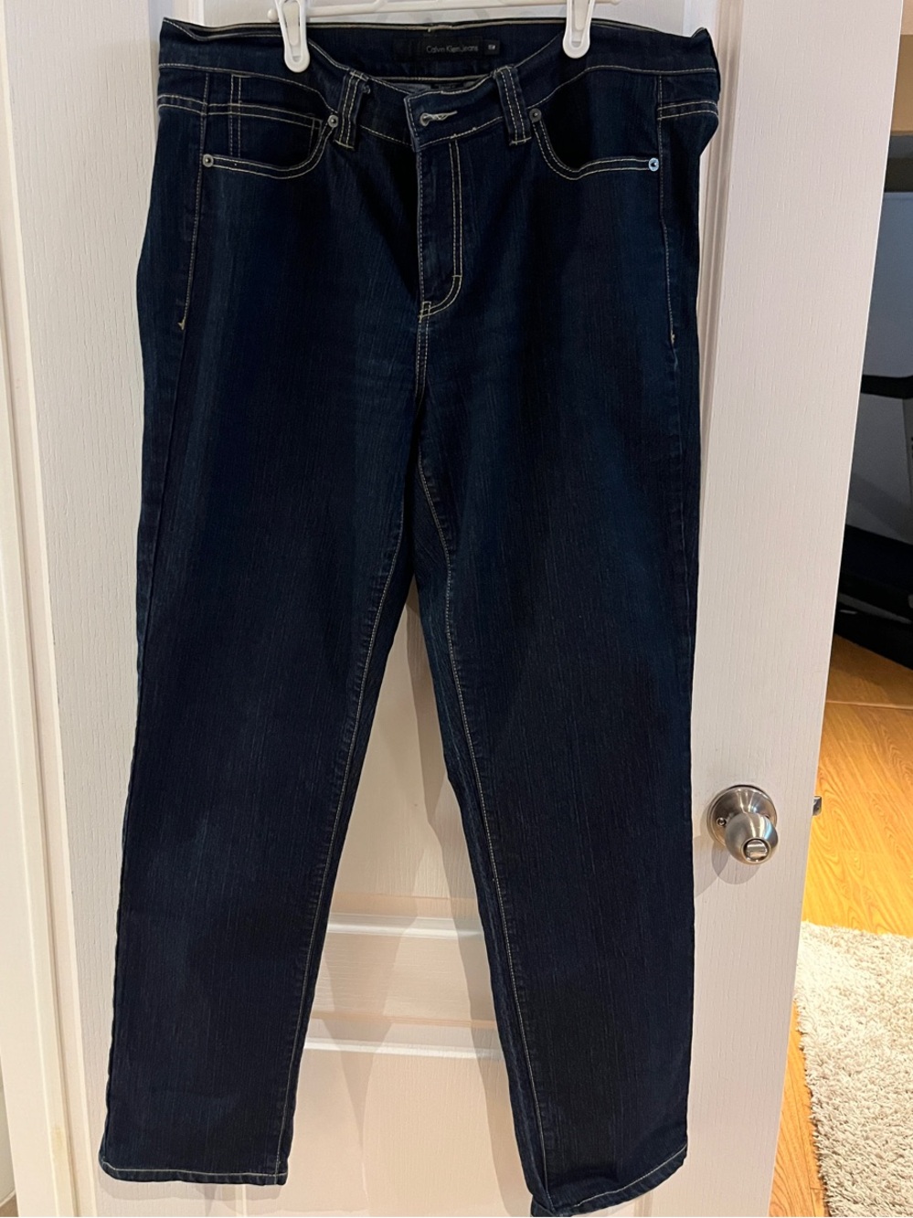 Calvin Klein Dark Blue Women's Straight Jeans
